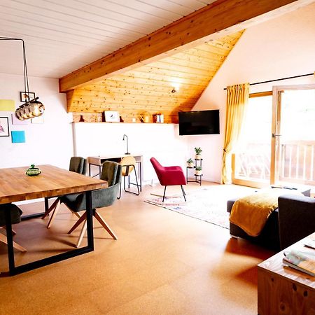 Birds-Nest Ferienwohnung Balkon Kaminofen Darstein Eksteriør bilde