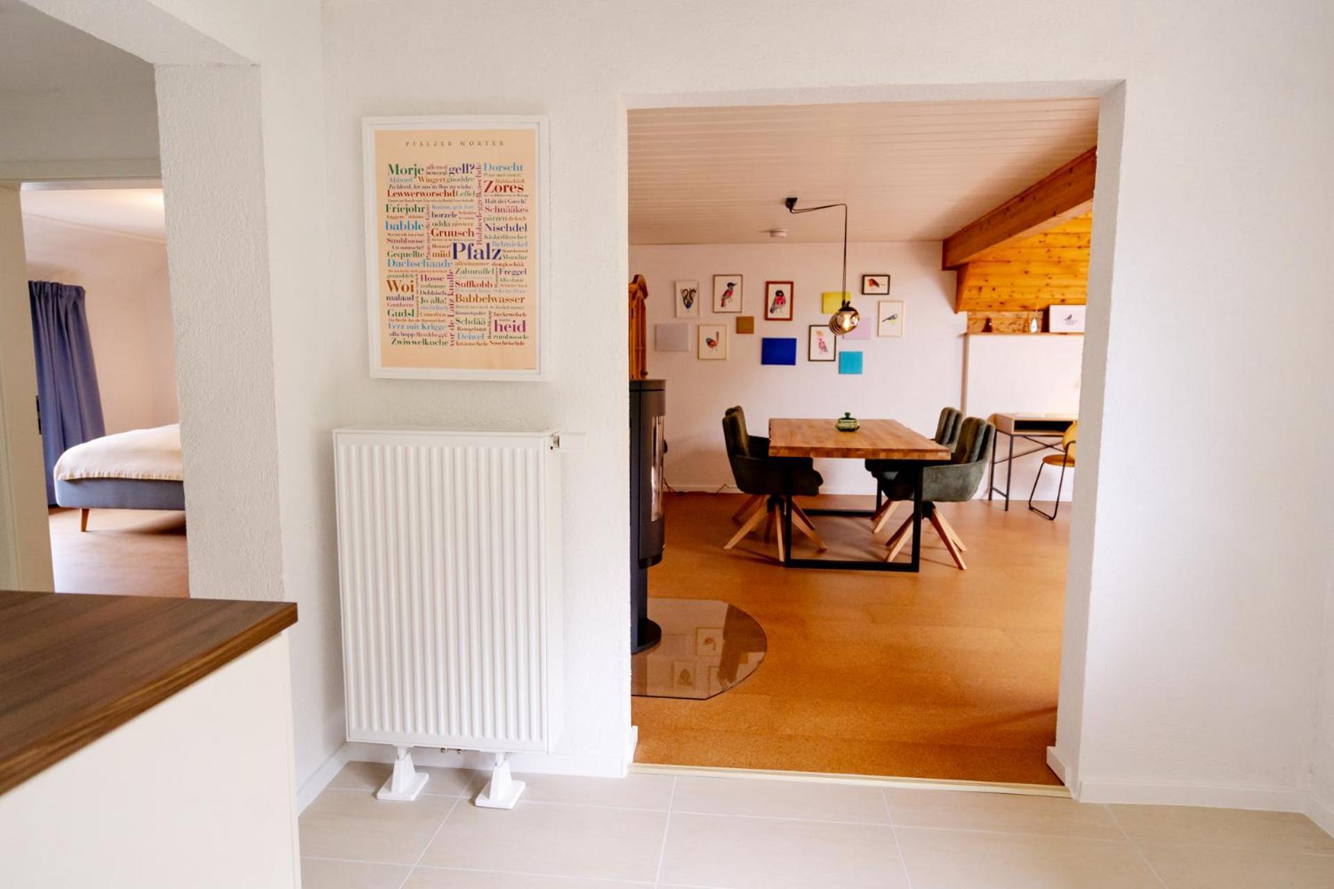 Birds-Nest Ferienwohnung Balkon Kaminofen Darstein Eksteriør bilde