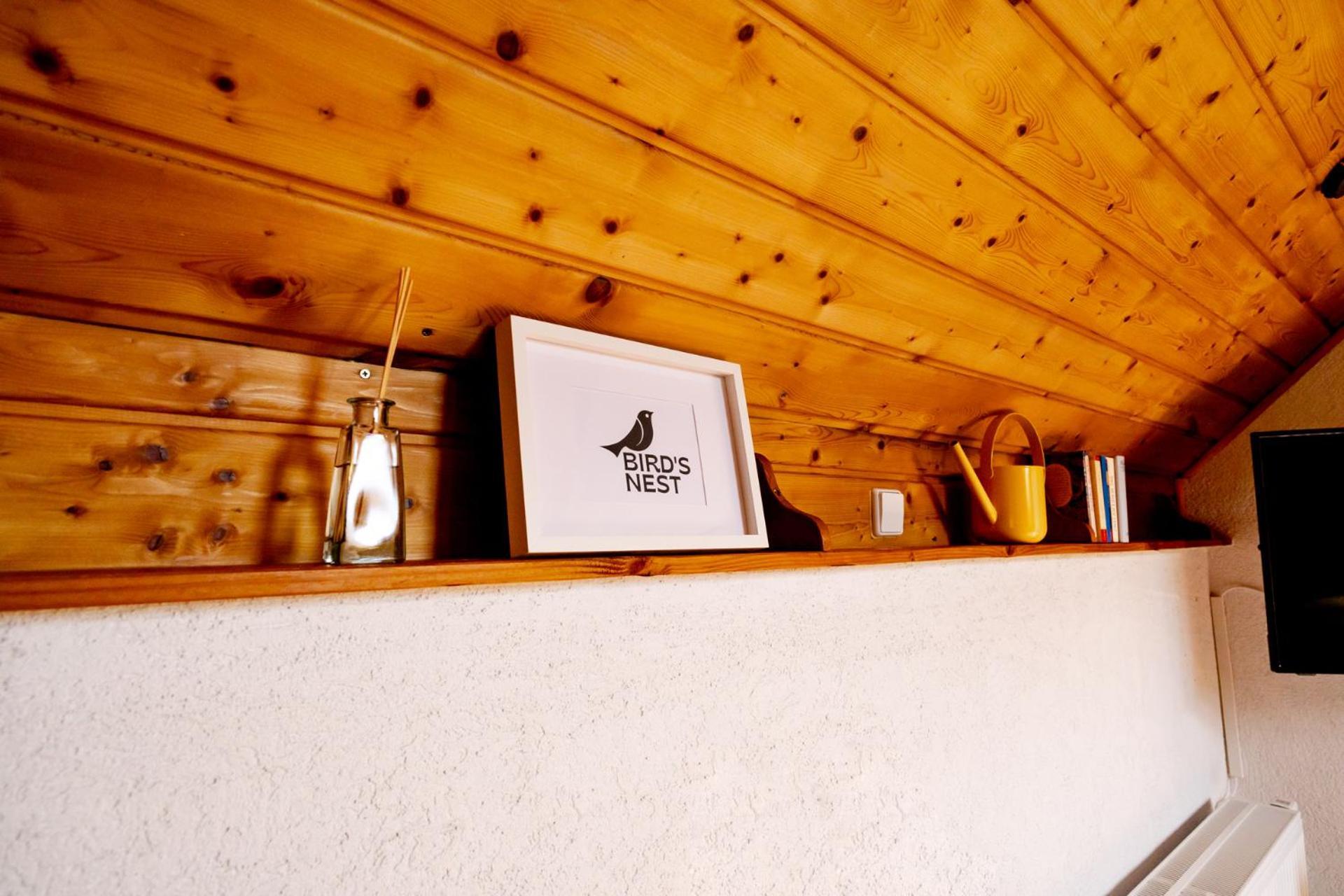 Birds-Nest Ferienwohnung Balkon Kaminofen Darstein Eksteriør bilde
